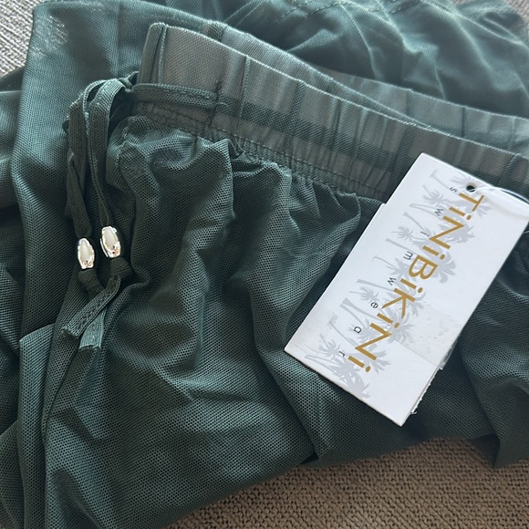 Mesh Coverup Pants - olive - Picture 3 of 3